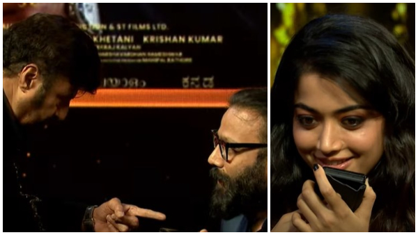 Balakrishna proposes to Rashmika mandanna on his talk show and warns Vijay devarakonda