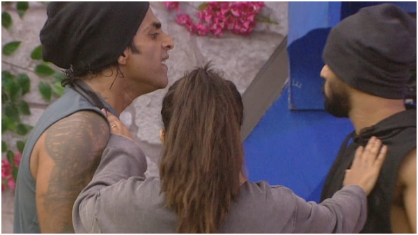 Bigg Boss Kannada Season 10 Vinay and Karthik fight during durty game task