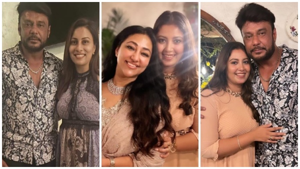 Kaatera Actor Darshans wife vijayalakshmi celebrates birthday in style 