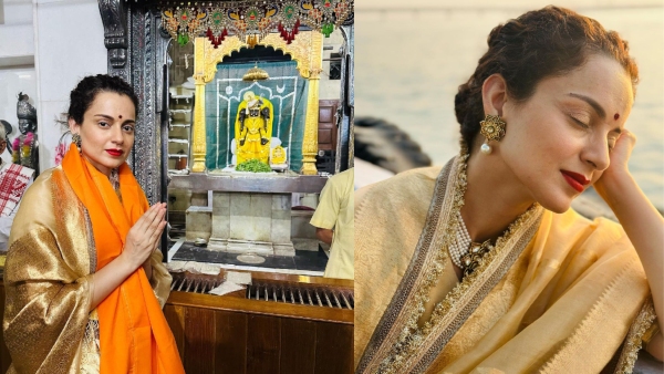 After Tejas flop, Actress Kangana Ranaut visits Dwarkadhish temple in Gujarat