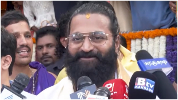 Kantara Chapter-1 First Look Kantara 2 Rishab Shetty Ajaneesh Vijay Kiragandur Hombale Films