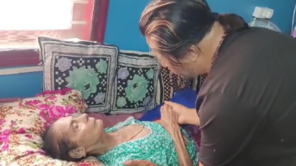 actor-arjun-sarja-visited-actress-leelavathi actor-arjun-sarja-visited-actress-leelavathi