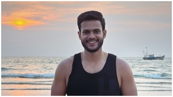 Ramachari serial fame Actor Rithvik krupakar clicks pic with Kichcha Sudeep