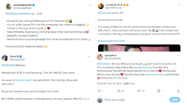 Sapta Saagaradaache Ello – Side B Twitter Review: Know what Audience Reactions on Rakshit shetty starrer 