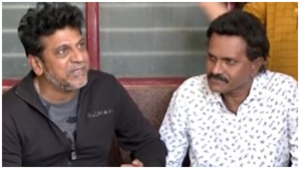 Shivarajkumar visits senior actress Leelavathis house to wish her a speedy recovery Shivarajkumar visits senior actress Leelavathis house to wish her a speedy recovery