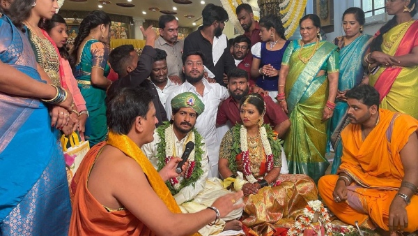 Majabharatha Reality Show Fame Jagappa and Sushmita Got Married