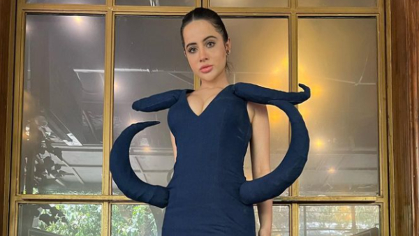 Uorfi Javed visits Golden Temple in Amritsar in pink salwar suit, fans reaction Uorfi Javed visits Golden Temple in Amritsar in pink salwar suit, fans reaction