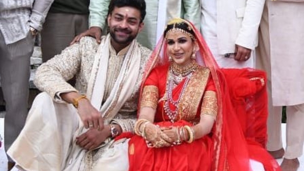 First photo of newlyweds Varun Tej Konidela and Lavanya Tripathi
