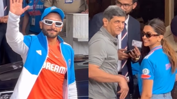 World Cup final:Anushka , Ranveer, Deepika , Ayushmann Khurrana reaches Ahmedabad to cheer for India World Cup final:Anushka , Ranveer, Deepika , Ayushmann Khurrana reaches Ahmedabad to cheer for India