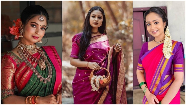 Amulya Bharadwaj of Saraswati fame from Dasa Purandara serial charms as village girl Pushpa