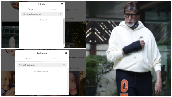 Buzz is that Amitabh Bachchan unfollow Aishwarya Rai Bachchan on Instagram here is details
