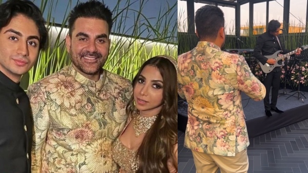 Arbaaz Khan and Sshura Khan marriage: Arhaan Khan Plays Guitar and Sings for Dad