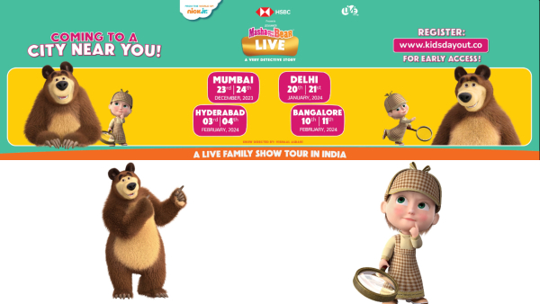 cartoon show Masha and the Bear bengaluru