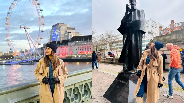 Kannada actress Deepika Das enjoyed her London trip, see her Photos 