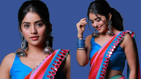 Jothe Jotheyali Fame, Kannada Actress Megha shetty looking gorgeous in Colorsfull saree Jothe Jotheyali Fame, Kannada Actress Megha shetty looking gorgeous in Colorsfull saree