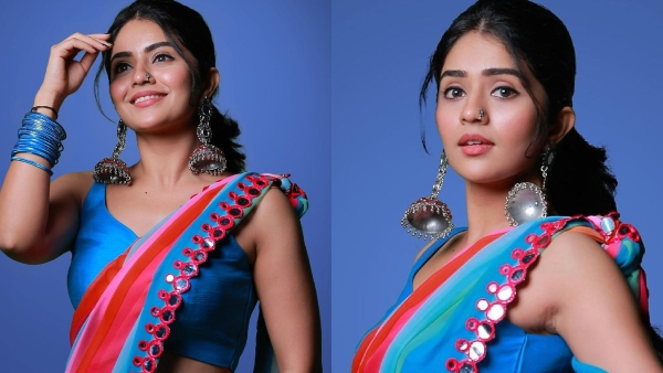 Jothe Jotheyali Fame, Kannada Actress Megha shetty looking gorgeous in Colorsfull saree Jothe Jotheyali Fame, Kannada Actress Megha shetty looking gorgeous in Colorsfull saree