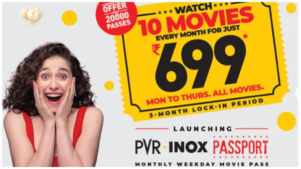 PVR INOX to Launch Movie Subscription monthy pass in south india soon