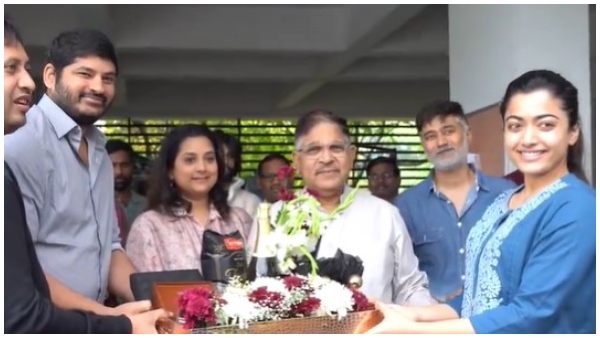 Rashmika Mandanna, Dheekshith Shetty starrer The Girl friend film Shoot begins