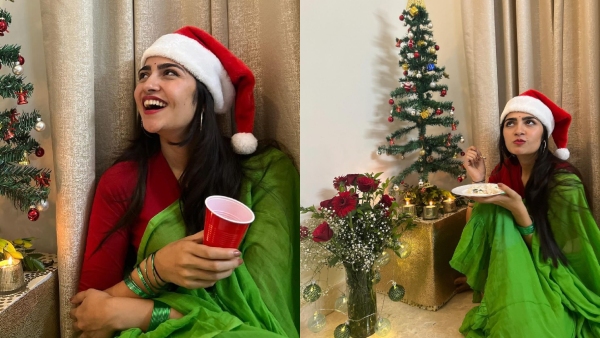 Kannada Actress Rukmini Vasanth Christmas Celebration Went viral, Fans upset Kannada Actress Rukmini Vasanth Christmas Celebration Went viral, Fans upset