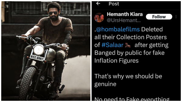 Hombale films issues warning against fake news about salaar box office collection 