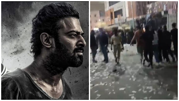 Salaar Release: Police Lathi Charge Prabhas Fans Outside hyderabad sandhya theatre