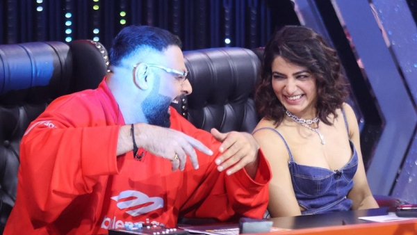 Actress Samantha Ruth Prabhu in MTV Hustle season 3 Reality Show with rapper Badshah 