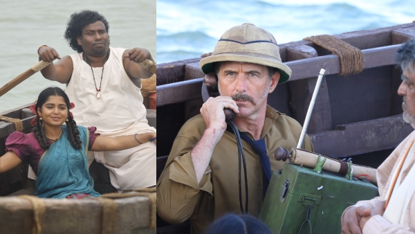  While shooting Boat movie Yogi Babu litterly fell into the sea 