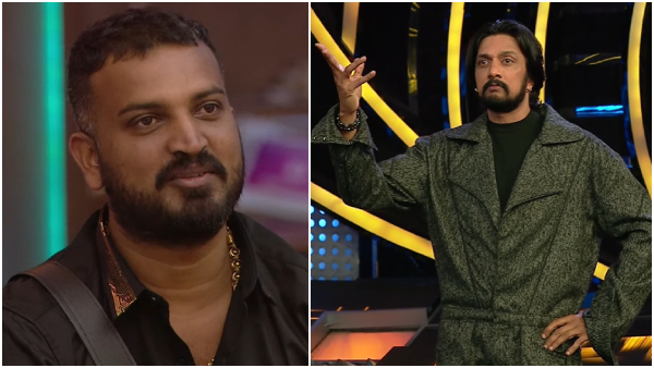 Bigg Boss Kannada Season 10 Varthur Santhosh is shy Bigg Boss Kannada Season 10 Varthur Santhosh is shy