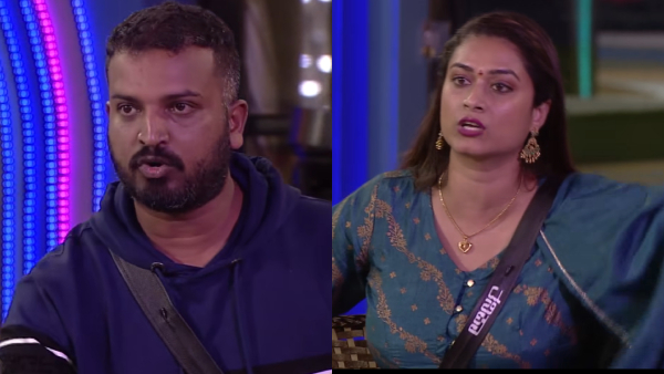 Bigg boss kannada season 10: First time Varthur Santhosh and Tanisha Kuppanda Big Fight Bigg boss kannada season 10: First time Varthur Santhosh and Tanisha Kuppanda Big Fight