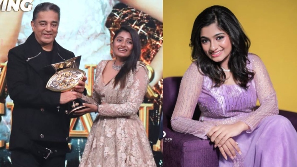 Bigg Boss Tamil 7: Wild card contestant VJ Archana lifted bigg boss trophy Bigg Boss Tamil 7: Wild card contestant VJ Archana lifted bigg boss trophy