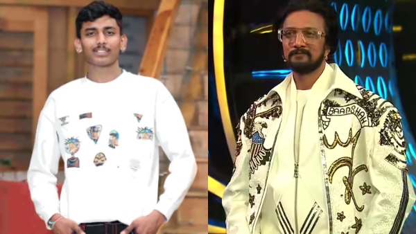 Bigg Boss Kannada 10 finale Kichcha Sudeep Rakshak came Face to Face Bigg Boss Kannada 10 finale Kichcha Sudeep Rakshak came Face to Face