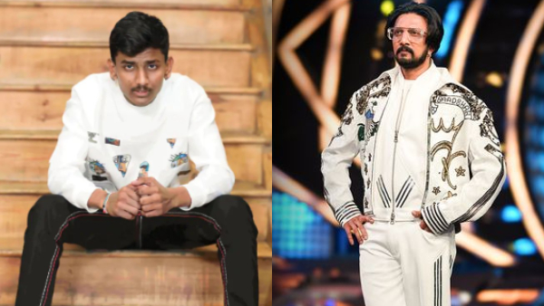 Bigg Boss Kannada 10 finale Kichcha Sudeep Rakshak came Face to Face Bigg Boss Kannada 10 finale Kichcha Sudeep Rakshak came Face to Face