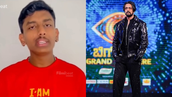 Bigg Boss contestant Rakshak Bullet emotional after asking for an apology to Kichcha Sudeep Bigg Boss contestant Rakshak Bullet emotional after asking for an apology to Kichcha Sudeep