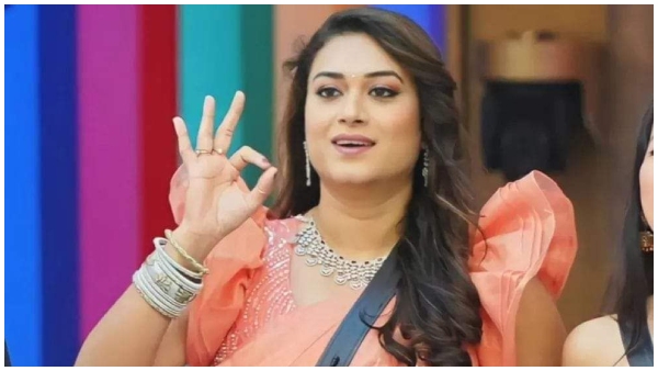 Tanisha Kuppandas first reaction after eviction from Bigg Boss kannada 10 Tanisha Kuppandas first reaction after eviction from Bigg Boss kannada 10