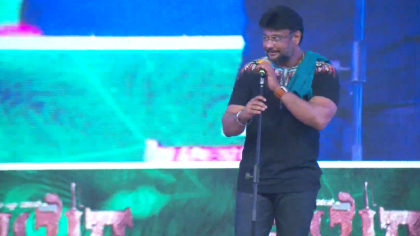 Darshan got new title bhoomiputra by raithara sangha in pandavapura Darshan got new title bhoomiputra by raithara sangha in pandavapura