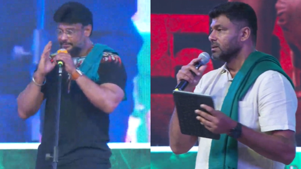 Darshan got new title bhoomiputra by raithara sangha in pandavapura Darshan got new title bhoomiputra by raithara sangha in pandavapura