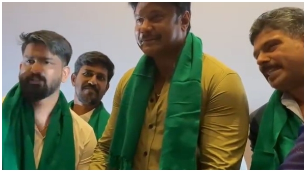 Dubai Kannadigas gave new titels to Kaatera actor Darshan and Tharun sudhir