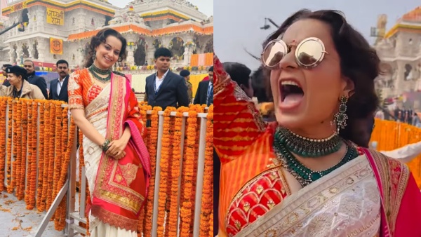 Ram Mandir Pran Pratishtha: Actress Kangana Ranaut jumps in joy, chants Jai Shri Ram