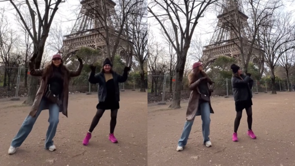 Malashree and daughter Aradhanaa Ram Pasandagavne Dance In Paris Video gone Viral 