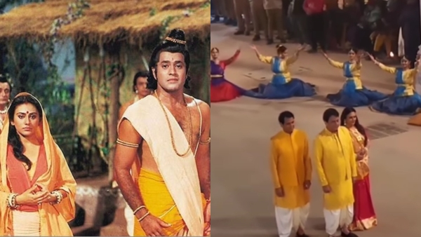 Ram Mandir Pran Prtishtha: Ramayan stars Arun Govil, Dipika Chikhlia, Sunil Lahri reach Ayodhya