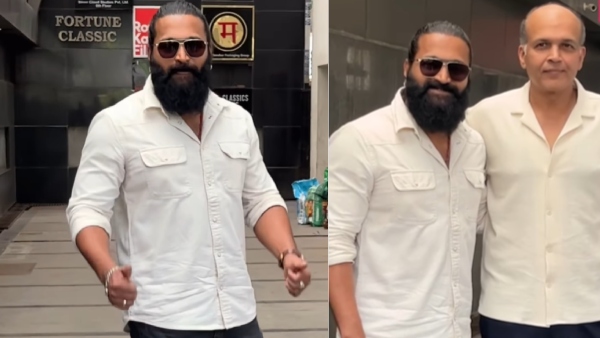 Kantara actor Rishab Shetty spotted outside Ashutosh Gowariker office