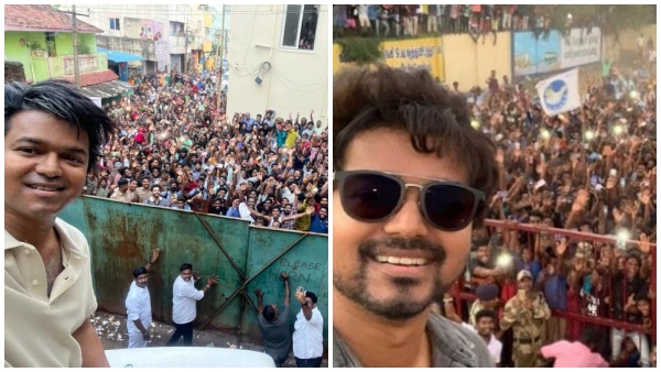 Thalapathy Vijay Selfie with Fans From the Sets of The Greatest Of All Time goes viral
