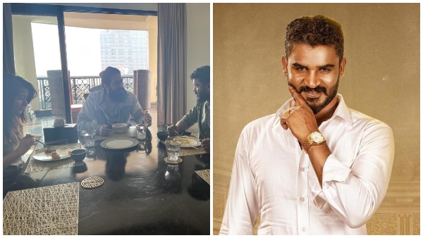 Yash, Radhika pandit greeted Chikkanna, Malaika with breakfast and congratulated them for Upadhyaksha success