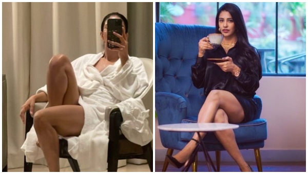 Telugu Actress funny reply for netizen question about her thighs 