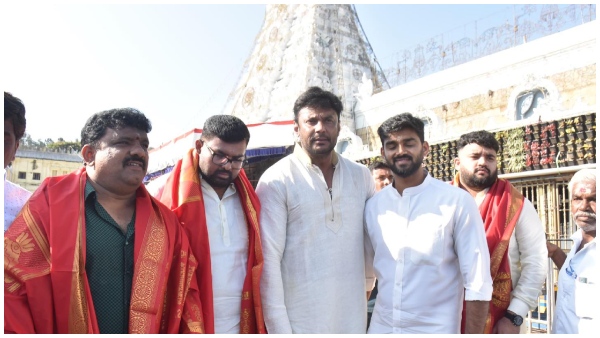 Challenging Star Darshan Visits Tirupati 