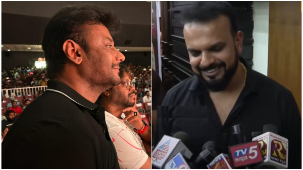  Roberrt Producer Umapathy met DK Shivakumar after controversy with Darshan 
