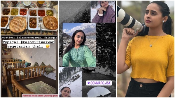 sanjana burli Srinagar and Kashmir trip 