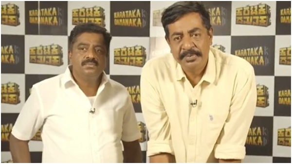 Yogaraj Bhat and Bellulli Kabab Chandru join hands for karataka damanaka film promotion