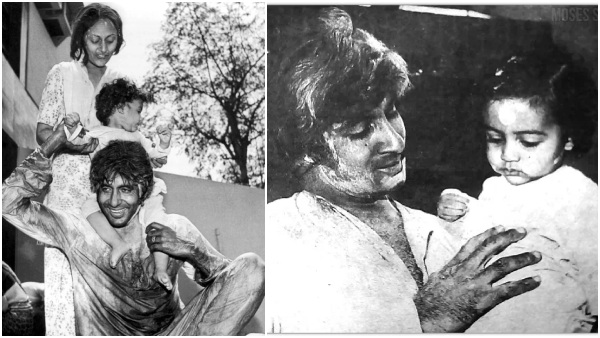 Aishwarya Rai And Abhishek Bachchan Celebrates Holi