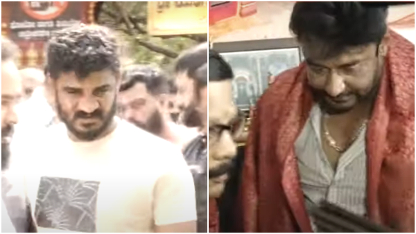 Darshan visited Koragajja temple in Managlore where he talks about Sumalatha politics